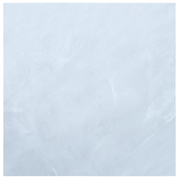 Itsekiinnittyvä PVC Lattialankku 5,11 m² valkoinen marmori