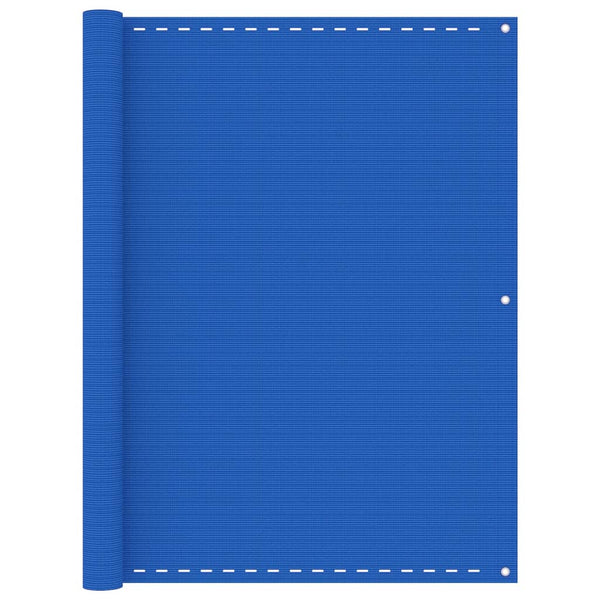 Parvekkeen suoja sininen 120x600 cm HDPE