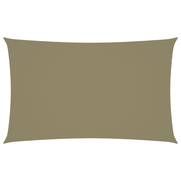 Aurinkopurje Oxford-kangas suorakaide 3x6 m beige