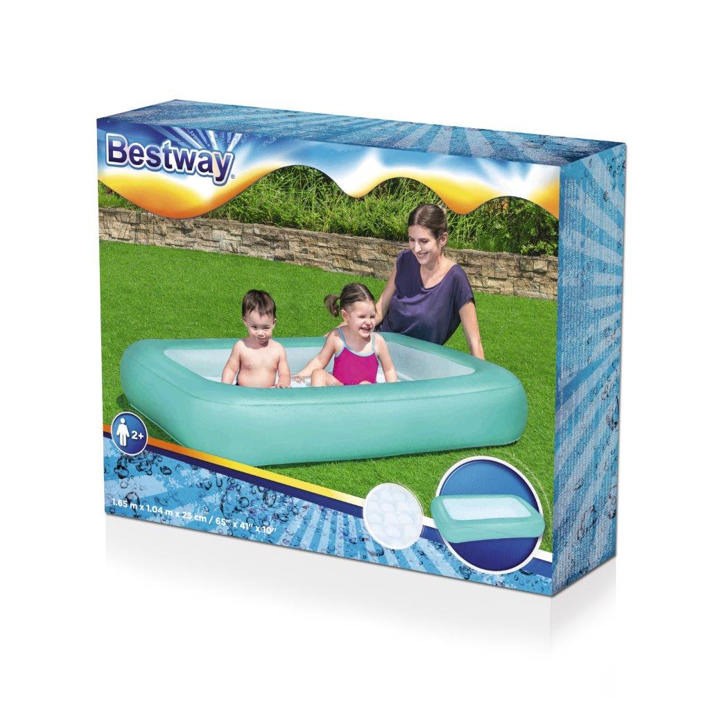 Bestway 51115 Ilmapohjainen, sininen, 1.65m x 1.04m x 25cm