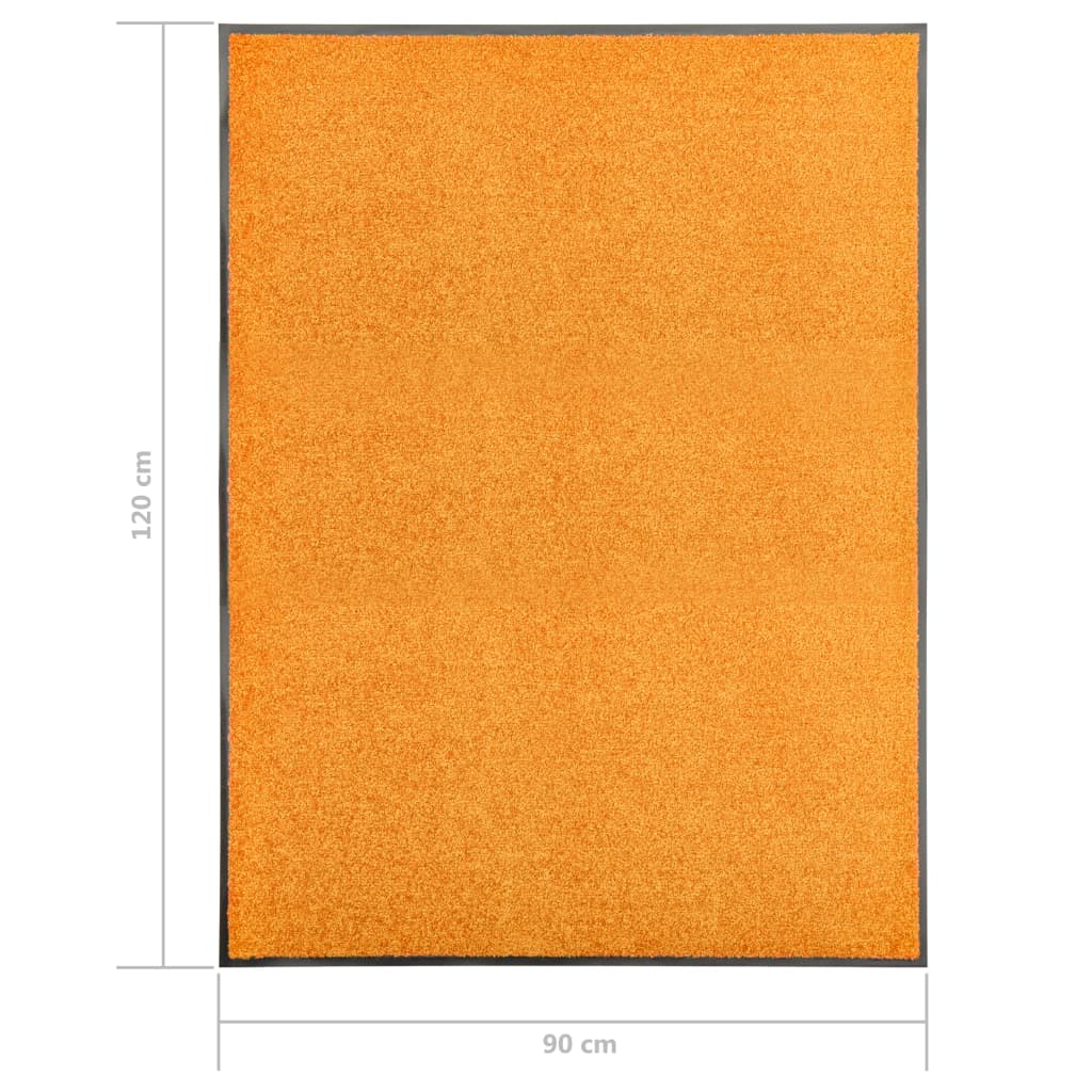 Ovimatto pestävä oranssi 90x120 cm
