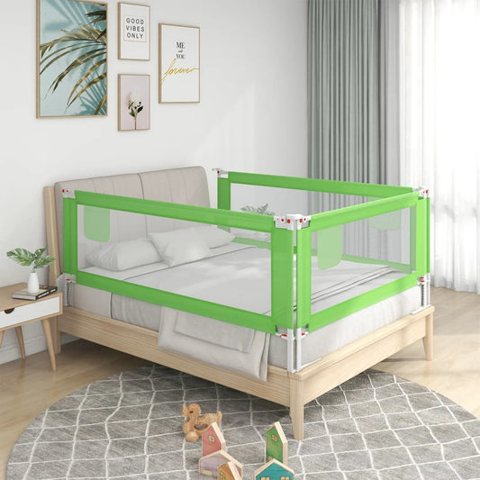 Turvalaita sänkyyn vihreä 90x25 cm kangas