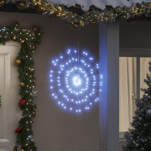 Starburst jouluvalo 140 LED-valoa kylmä valkoinen 17 cm