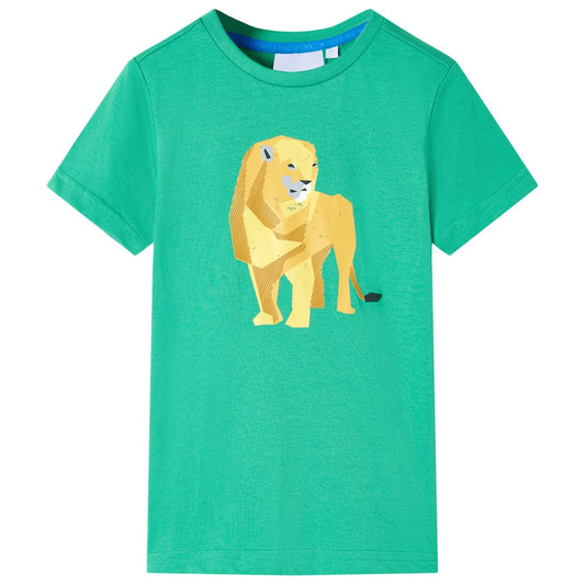 Lasten T-paita vihreä 104