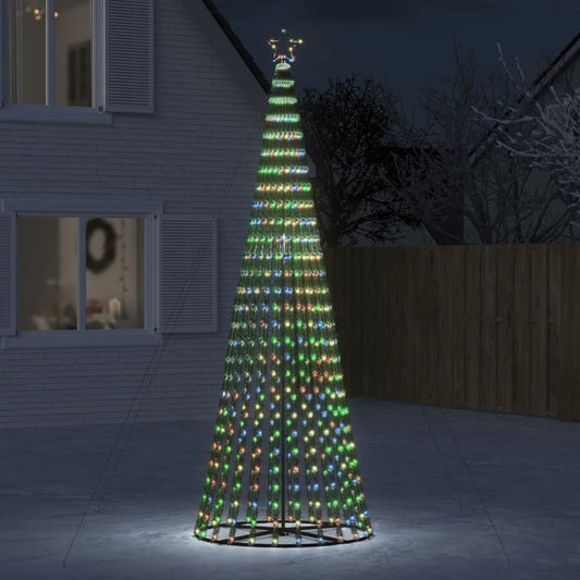 Joulukuusi kartio 688 värikästä LED-valoa 300 cm