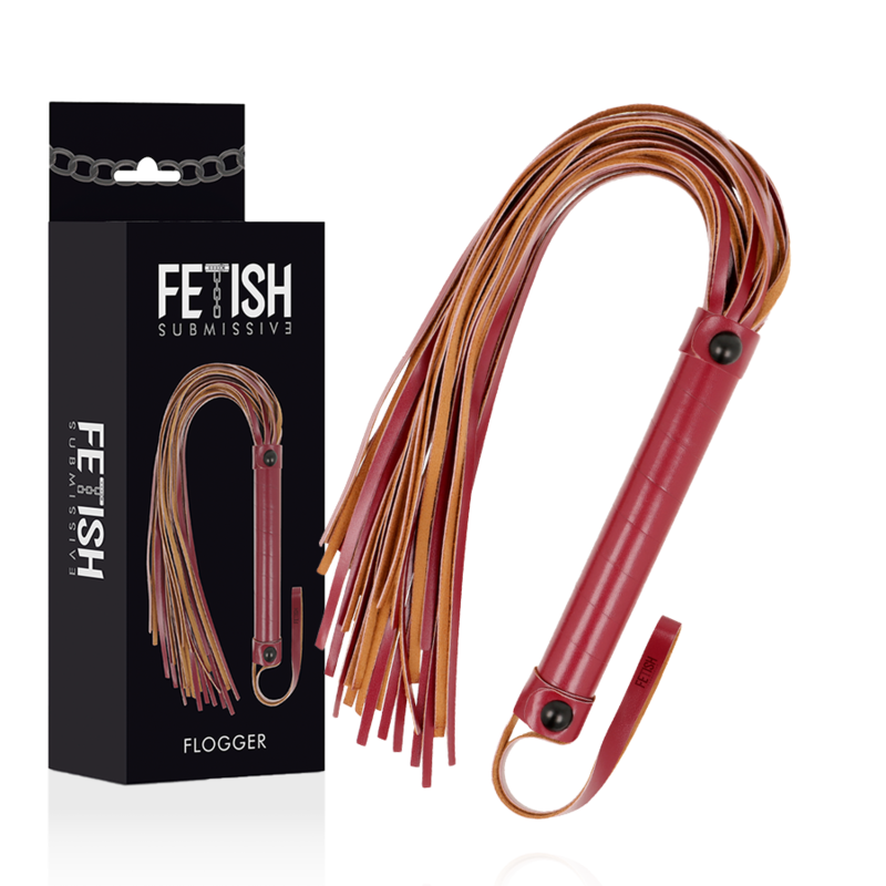 FETISH SUBMISSIVE DARK ROOM FLOGGER VEGAN LEATHER