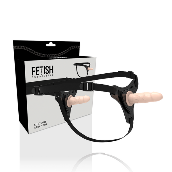 FETISH SUBMISSIVE SILICONE STRAP-ON FLESH 12.5CM REALISTIC