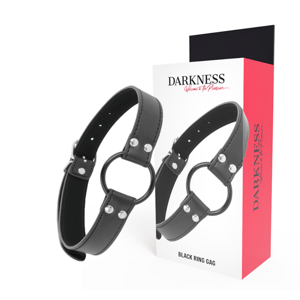 DARKNESS BLACK GAG RING 3.6CM