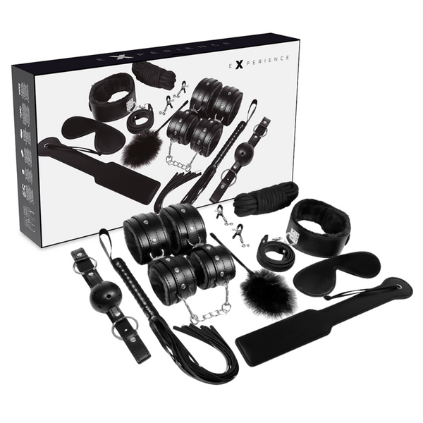 EXPERIENCE BDSM FETISH KIT BLACK SERIES