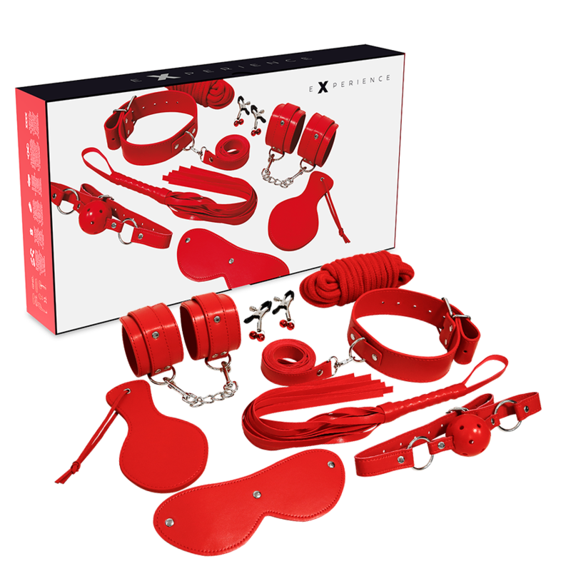 EXPERIENCE BDSM FETISH KIT RED SERIES