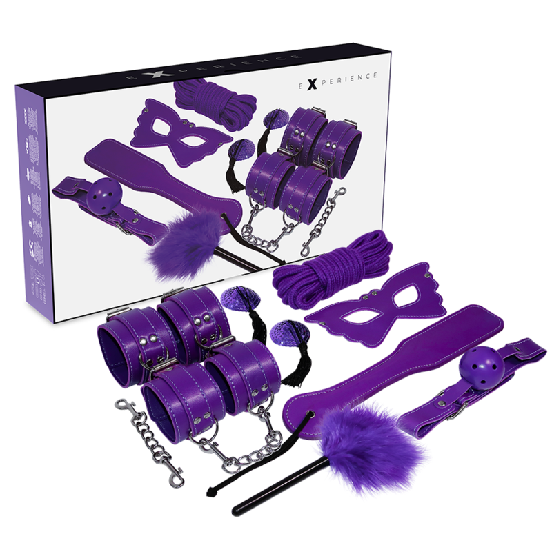 EXPERIENCE BDSM FETISH KIT PURPLE SERIES