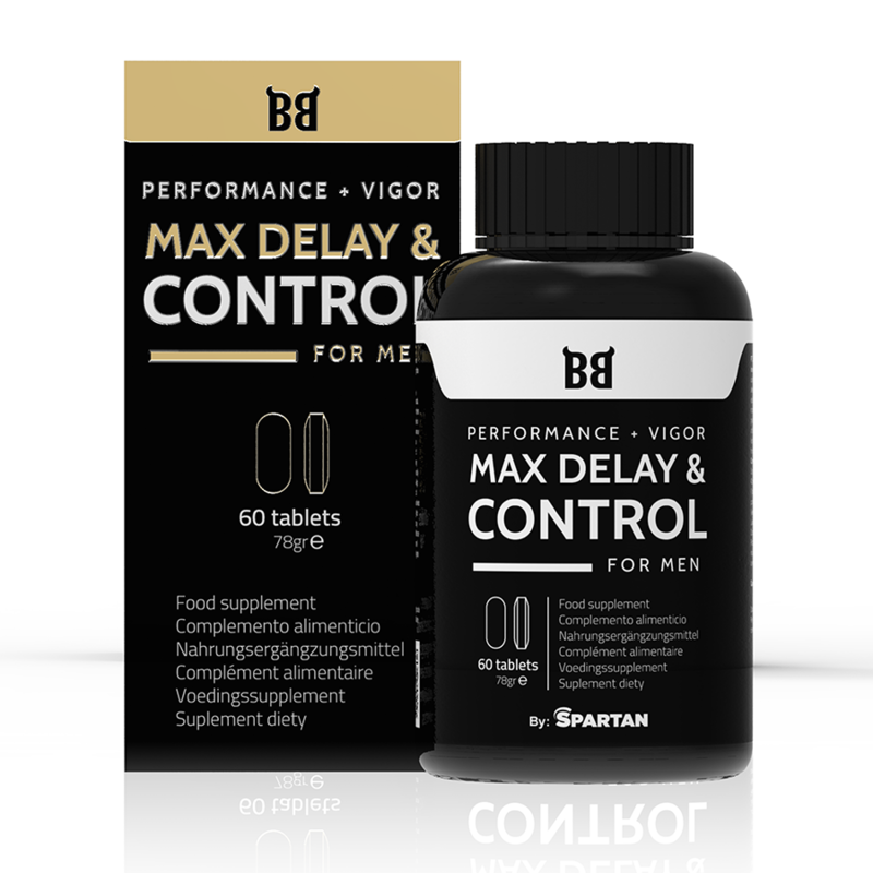 BLACKBULL BY SPARTAN - MAX DELAY & CONTROL MAXIMUM PERFORMANCE FOR MEN 60 C PSULAS
