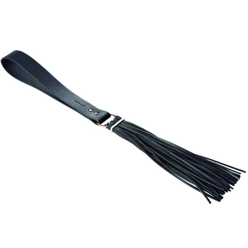 BIJOUX INDISCRETS MAZE TASSEL FLOGGER BLACK