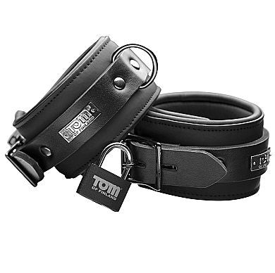 TOM OF FINLAND - NEOPRENE ANKLE CUFFS WITH LOCK