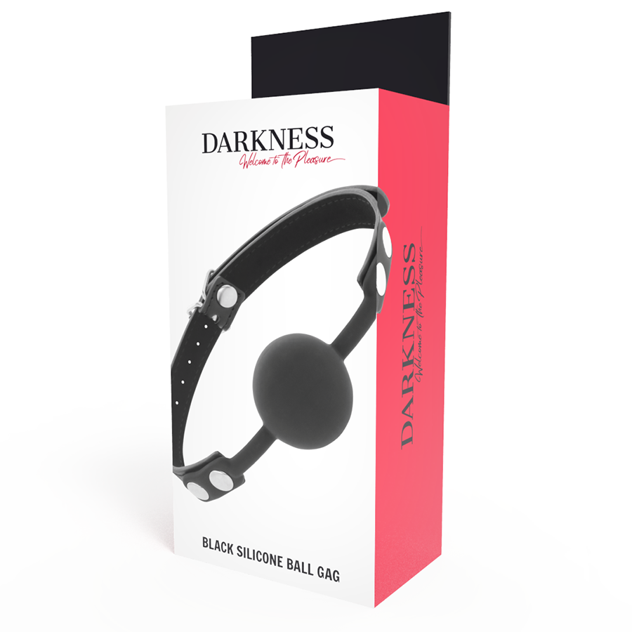 DARKNESS BALL SILICONE GAG BLACK