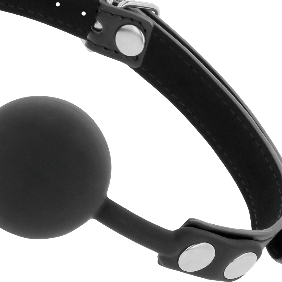 DARKNESS BALL SILICONE GAG BLACK