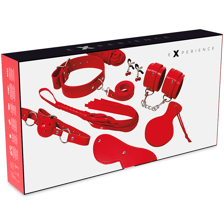 EXPERIENCE BDSM FETISH KIT RED SERIES