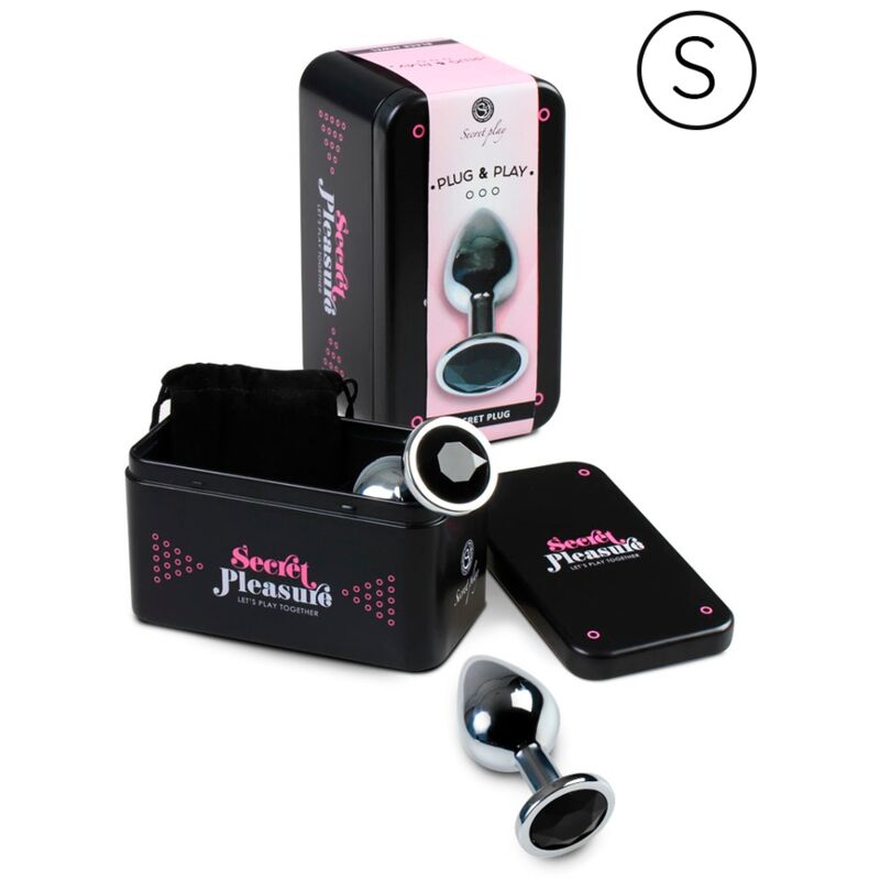 SECRETPLAY ANAL PLUG BLACK S