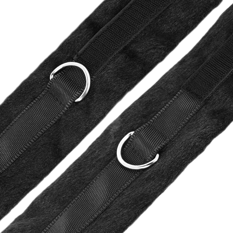 DARKNESS INTERLACE OVER AND UNDER BED RESTRAINT SET