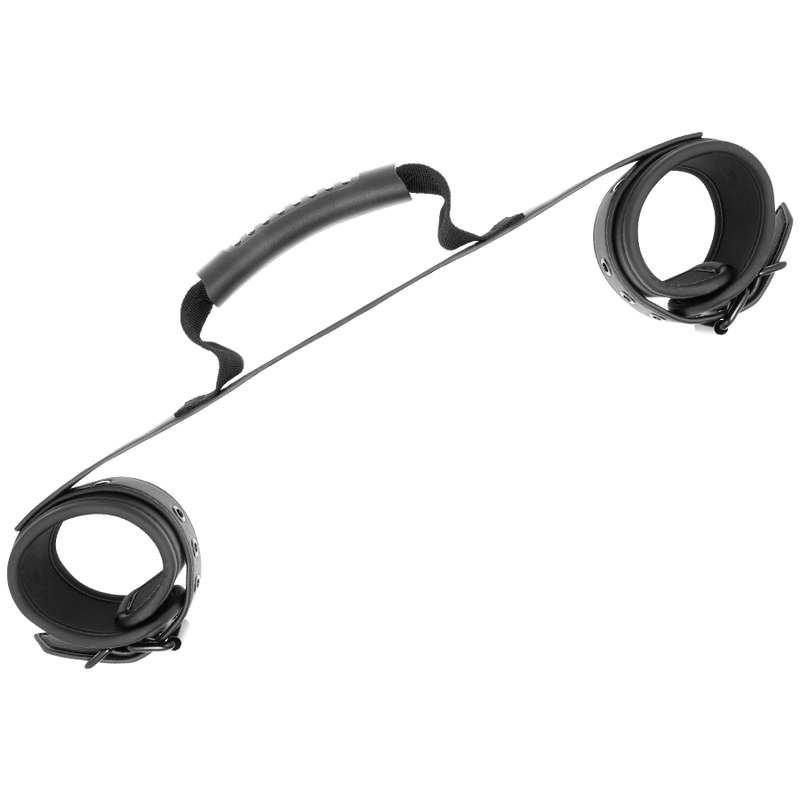 FETISH SUBMISSIVE CUFFS WITH PULLER